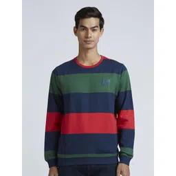 Pepe Jeans Men Colourblocked Round Neck Cotton Pullover Sweatshirt-picture-39