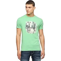 pepe jeans Men Cotton Regular Fit T-Shirt-picture-25