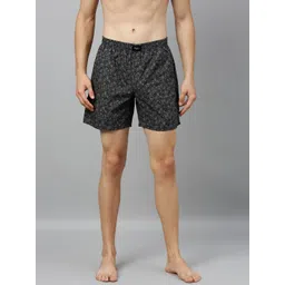 Pepe Jeans Men Grey & Black Printed Pure Cotton Boxers 8904311314110-picture-33