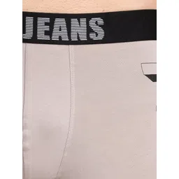 Pepe Jeans Men Mid Grey Solid Comfort Fit Mid-Rise Stretchable Trunk OPT07 image 2