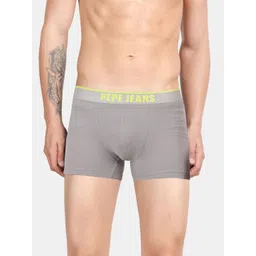 Pepe Jeans Men Mid Rise Printed Trunk PPT03-01N-GRY-picture-23