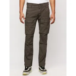 Pepe Jeans Men Mid-Rise Slim Fit Cargo Trousers-picture-24