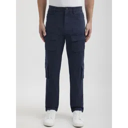 Pepe Jeans Men Mid Rise Straight Fit Cargos Trousers-picture-38