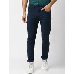 Pepe Jeans Men Navy Blue Skinny Fit Cotton Stretchable Jeans-picture-31