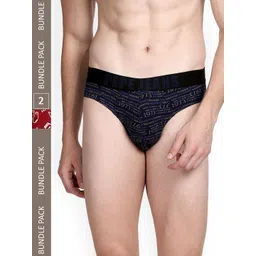 Pepe Jeans Men Pack Of 2 Printed Cotton Anti-Microbial Basic Briefs 8904311371618-picture-34