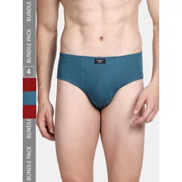 Pepe Jeans Men Pack Of 4 Anti-Microbial Cotton Basic Briefs-picture-23