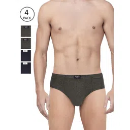 Pepe Jeans Men Pack of 4 Solid Contour Briefs image 1