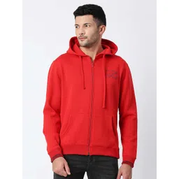 Pepe Jeans Men Red Hooded Cotton Sweatshirt-picture-25