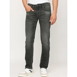 Pepe Jeans Men Slim Fit Low-Rise Clean Look Light Fade Stretchable Jeans-picture-23