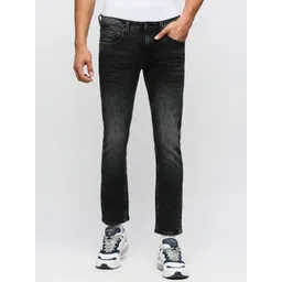 Pepe Jeans Men Slim Fit Low-Rise Low Distress Heavy Fade Stretchable Cotton Jeans-picture-24