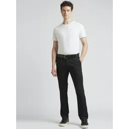 Pepe Jeans Men Solid Mid Waist Trousers-picture-18