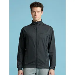 Pepe Jeans Men Solid Mock Collar Cotton Front-Open Sweatshirt-picture-17