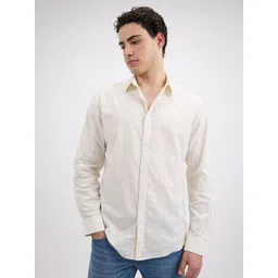Pepe Jeans Men Spread Collar Solid Cotton Casual Shirt-picture-21