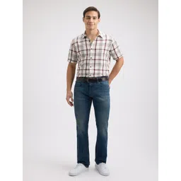 Pepe Jeans Men Spread Collar Tartan Checked Slim Fit Cotton Casual Shirt-picture-39