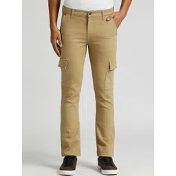 Pepe Jeans Men Straight Fit Mid-Rise Clean Look Cargo Style Stretchable Jeans-picture-28