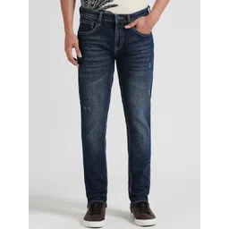 Pepe Jeans Men Tapered Fit Low-Rise Heavy Fade Stretchable Jeans-picture-24