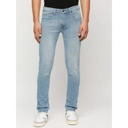 Pepe Jeans Men Tapered Fit Low-Rise Light Fade Stretchable Cotton Jeans-picture-37