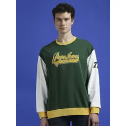 Pepe Jeans Men Typography Printed Round Neck Cotton Pullover Sweatshirt-picture-12