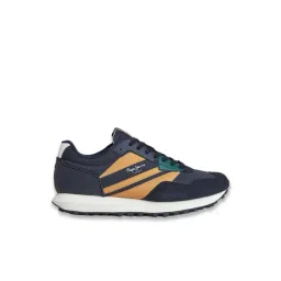 Pepe Jeans Men's Foster Plug Retro Fashion Navy Casual Sneakers-picture-37