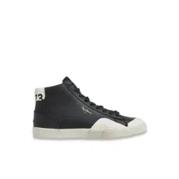 Pepe Jeans Men's Kenton Vintage Black Ankle High Sneakers-picture-26