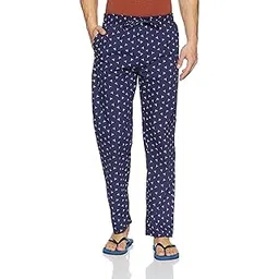 pepe jeans Men's Regular Pyjama Bottom (ATP02-01_Navy AOP-1 100-105)-picture-13