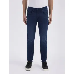 Pepe Jeans Navy Cotton Slim Fit Jeans-picture-16