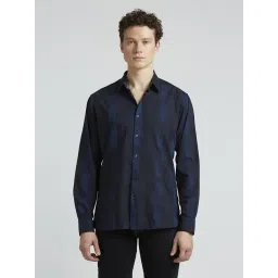 Pepe Jeans Navy Regular Fit Checks Shirt-picture-40