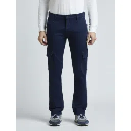 Pepe Jeans Navy Straight Fit Cargo Jeans-picture-29