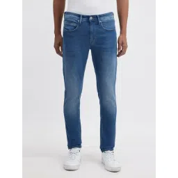 Pepe Jeans Sky Blue Cotton Slim Fit Jeans-picture-31