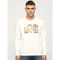 Pepe Jeans Typography Printed Pullover-image-0