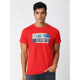 Pepe Jeans Typography Printed Slim Fit Pure Cotton T-shirt-image-26