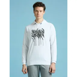 Pepe Jeans White Cotton Regular Fit Printed Hooded Sweatshirt-picture-22