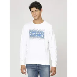 Pepe Jeans White Cotton Regular Fit Printed Sweatshirt-picture-47