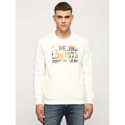 Pepe Jeans White Regular Fit Printed Sweatshirt-picture-35