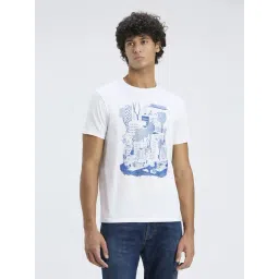 Pepe Jeans White Slim Fit Printed T-Shirt-picture-47