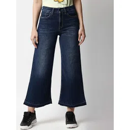 Pepe Jeans Women Blue Flared High-Rise Light Fade Jeans-picture-10