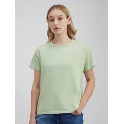 Pepe Jeans Women Printed Extended Sleeves Pockets T-shirt-picture-41