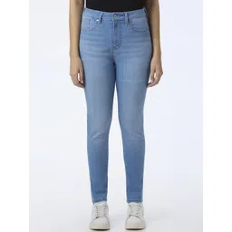 Pepe Jeans Women Skinny Fit High-Rise Heavy Fade Powerflex Stretchable Jeans-picture-39