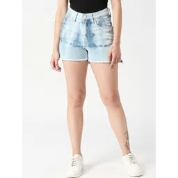 Pepe Jeans Women Washed High-Rise Denim Shorts-picture-20