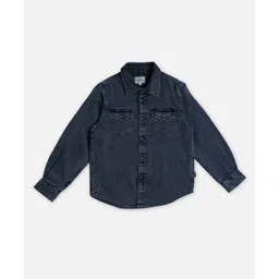 Pepe Jeans Woven Full Sleeves Solid Shirt - Navy Blue-picture-13