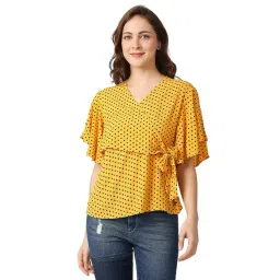 Pepe Jeans Yellow Printed Top-picture-32