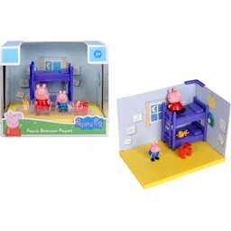 Bedroom Themed Preschool Toy with Peppa and George, Boys and Girls Aged 3+-image-1