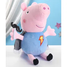 Peppa Pig George with Bolt Plush Soft Toy Blue  - Height 30 cm-picture-26