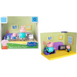 peppa pig Living Room Themed Preschool Toy with Daddy Pig and George, Unisex Aged 3+-picture-41