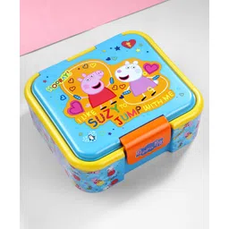 PEPPA PIG Supreme Multi Compartment Sandwich Box - Blue & Yellow-image-6