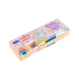 PEPPA PIG Theme Print Pencil Box - Orange-image-13