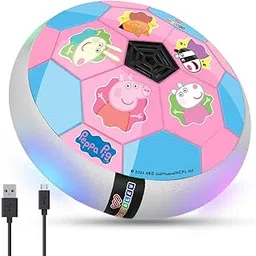 Peppa Pig Rechargeable Hover Football for Kids Toys for 2-5 6 Years Boy Electric Floating Air Football Soccer Hover Ball Indoor Games for Boys 7-14 Years Funzone Activity Toys Birthday Gift for Kids-picture-28