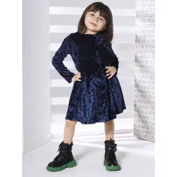 Peppermint Girls Boat Neck Fit & Flare Dress-picture-38