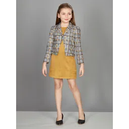 Peppermint Girls Checked A-Line Dress-picture-39