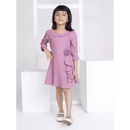 Peppermint Girls Peter Pan Collar Fit & Flare Dress-picture-52